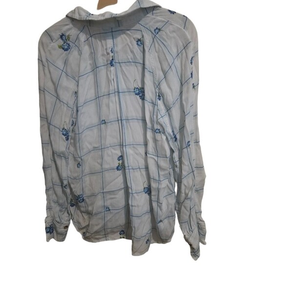 Free People Window To My Heart Button Up Blouse - Picture 7 of 7